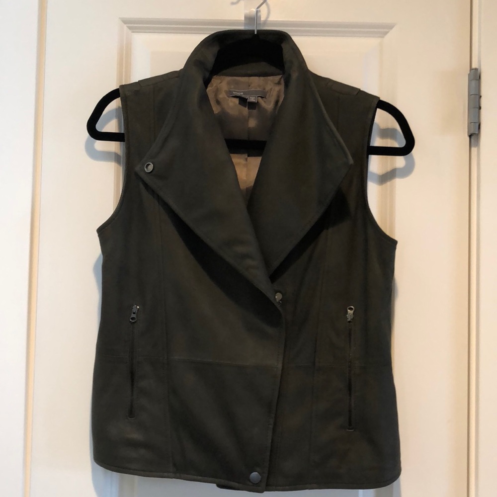 Vince Leather Vest
